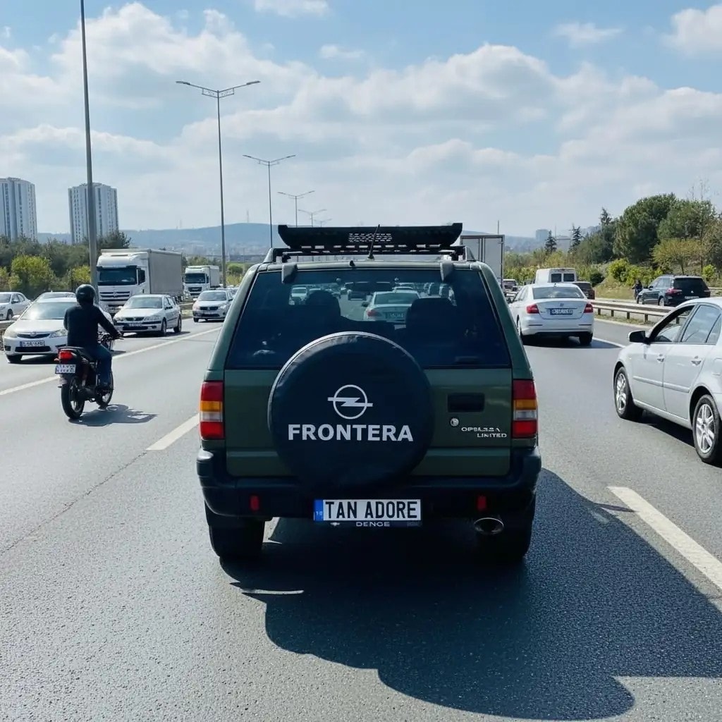 Opel Frontera Spare Wheel Tire Cover